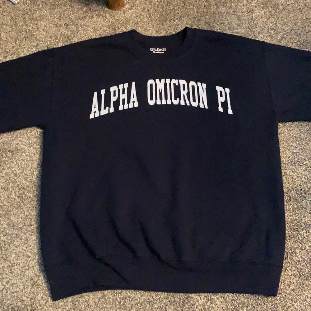 Alpha Omicron Pi crewneck sweatshirt